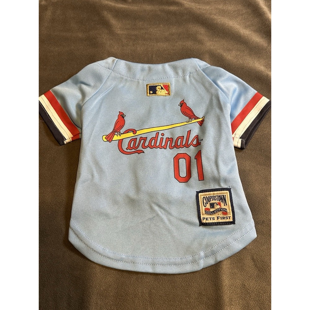 St.Louis Cardinals Blue Pet Jersey Size Small NWOT